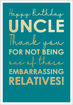 Picture of HAPPY BIRTHDAY UNCLE CARD
